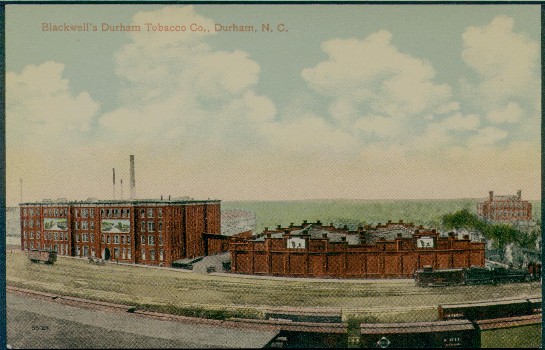 Tobacco Postcards Durham NC