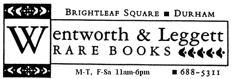 Durham Art Walk site - Wentworth & Leggett Books Durham NC